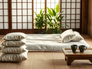 Japońskie poduszki i futony – komfort i styl w Twoim wnętrzu